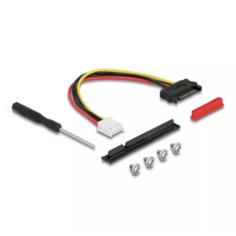 DeLOCK M.2 Key A+E do PCIe x8 NVMe Adapter kątowy z kablem 20 cm