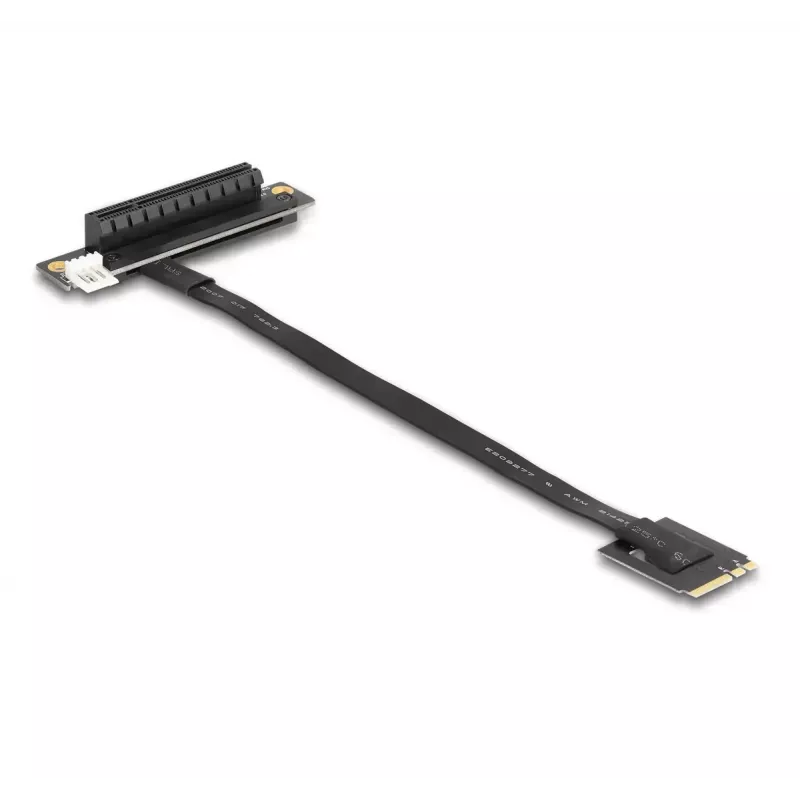 DeLOCK M.2 Key A+E do PCIe x8 NVMe Adapter kątowy z kablem 20 cm
