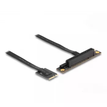 DeLOCK M.2 Key A+E do PCIe x8 NVMe Adapter kątowy z kablem 20 cm