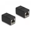 Adapter złączy DeLOCK 87991 RJ-50 Czarny