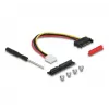 Adapter DeLOCK M.2 Key A+E do PCIe x4 NVMe – kątowy z 20 cm kablem