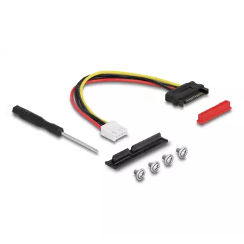 Adapter DeLOCK M.2 Key A+E do PCIe x4 NVMe – kątowy z 20 cm kablem