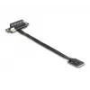 Adapter DeLOCK M.2 Key A+E do PCIe x4 NVMe – kątowy z 20 cm kablem