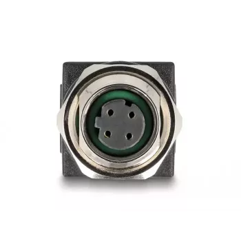 DeLOCK Adapter M12 D-kodowany 4-stykowy żeński do gniazda RJ45 prosty