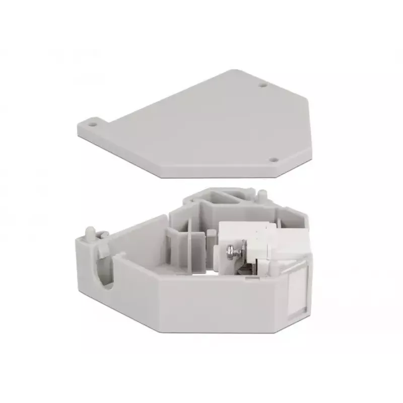 Moduł Keystone DELOCK 87159, szary/biały, złącze żeńskie, złącze zaciskowe, 60,1×59,4×21,6 mm