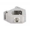 Moduł Keystone DELOCK 87160 — złącze F na złącze F, szary, 60,1×59,4×21,6 mm