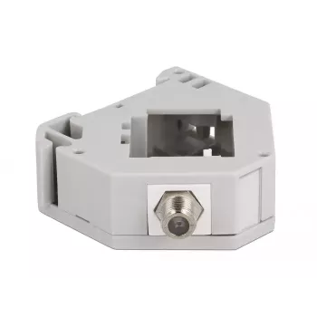 Moduł Keystone DELOCK 87160 — złącze F na złącze F, szary, 60,1×59,4×21,6 mm