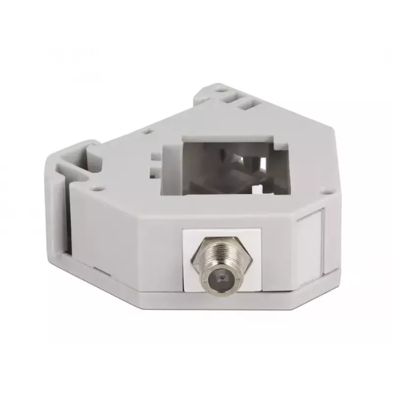 Moduł Keystone DELOCK 87160 — złącze F na złącze F, szary, 60,1×59,4×21,6 mm