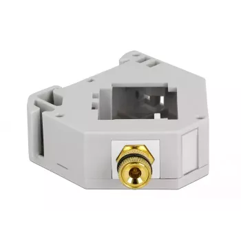 Moduł Keystone DELOCK 87162 — gniazdo głośnikowe do gniazda głośnikowego, szary/biały, 60,1×59,4×21,6 mm