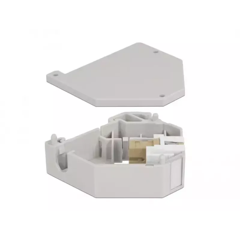 Moduł Keystone DELOCK 87167 — adapter SC na SC, szary, 60,1×59,4×21,6 mm