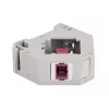 Moduł Keystone DELOCK 87182 — adapter duplex SC na SC, szary/fioletowy/biały, 60,1×59,4×21,6 mm