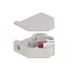 Moduł Keystone DELOCK 87182 — adapter duplex SC na SC, szary/fioletowy/biały, 60,1×59,4×21,6 mm
