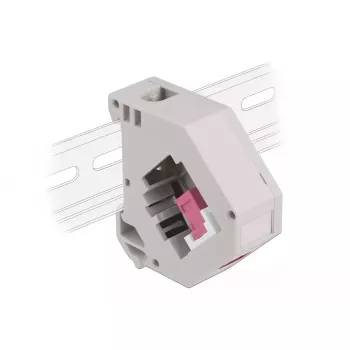 Moduł Keystone DELOCK 87182 — adapter duplex SC na SC, szary/fioletowy/biały, 60,1×59,4×21,6 mm