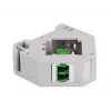 Moduł Keystone DELOCK 87192 — LC na LC duplex, kolory zielony/szary/biały, 60,1×59,4×21,6 mm