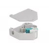 Moduł Keystone DELOCK 87194 ze złączami LC-LC, aqua/szary/biały, 60,1×59,4×21,6 mm