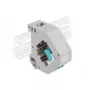 Moduł Keystone DELOCK 87194 ze złączami LC-LC, aqua/szary/biały, 60,1×59,4×21,6 mm