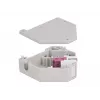 Moduł Keystone DELOCK 87195 ze złączami LC na LC, szary/fioletowy/biały, 60,1×59,4×21,6 mm