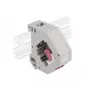 Moduł Keystone DELOCK 87195 ze złączami LC na LC, szary/fioletowy/biały, 60,1×59,4×21,6 mm