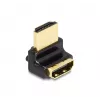 DeLOCK Adapter HDMI męski na żeński 90° w górę kątowy 8K 60 Hz metalowy