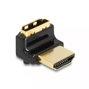 DeLOCK Adapter HDMI męski na żeński 90° w górę kątowy 8K 60 Hz metalowy