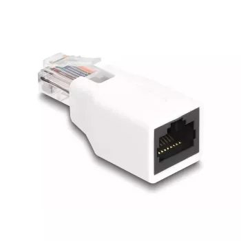 DeLOCK 88002 Zmieniacz płci kabla RJ50 biały
