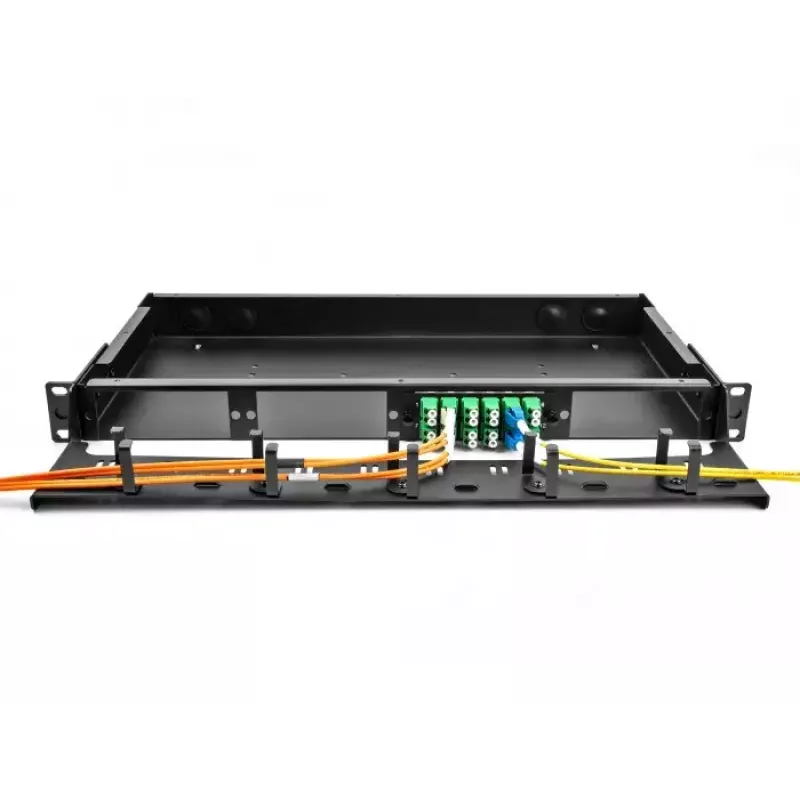 DeLOCK Fiber Optic Adapter Panel LC Duplex UPC 12 Port niebieski