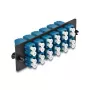 DeLOCK Fiber Optic Adapter Panel LC Duplex UPC 12 Port niebieski