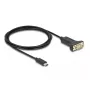 DeLOCK Adapter USB Type-C na RS-232 D-Sub 9-pin męski 2 m