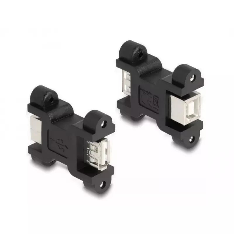 Adapter DeLOCK USB 2.0 gniazdo Type-A na gniazdo Type-B z połączeniem śrubowym