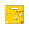 DeLOCK 66588 zmieniacz płci kabla magnes USB C złoty biały