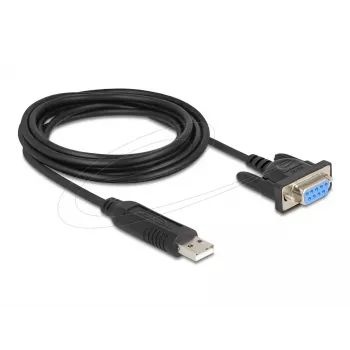 DeLOCK 67382 Adapter szeregowy USB 2.0 na RS-232 DB9 1,8 m