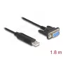 DeLOCK 67382 Adapter szeregowy USB 2.0 na RS-232 DB9 1,8 m