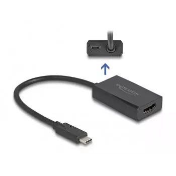 DeLOCK Adapter HDMI female to USB Type-C male 4K PD 100W