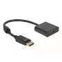 Adapter DisplayPort 1.2 męski do HDMI żeński 4K Aktywny DeLOCK 63585