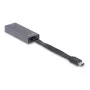 DeLOCK 66248 adapter zmiany płci kabla RJ-45 USB C Szary 0,09 m