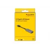 DeLOCK 66247 adapter zmiany płci RJ-45 USB A Szary 0,09 m