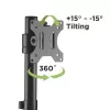 Uchwyt / stojak monitora Techly ICA-LCD 401, 81,3 cm (32 cale), biurkowy, czarny