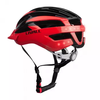 Kask półotwarty Livall MT1 Neo Czarny Twarda skorupa Połysk