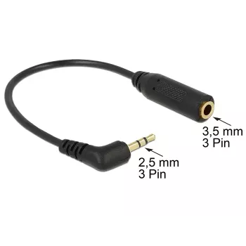 Kabel audio DeLOCK 0,175 m 2,5 mm / 3,5 mm