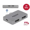 Adapter Dual DisplayPort DeLOCK 64001 do MacBooka