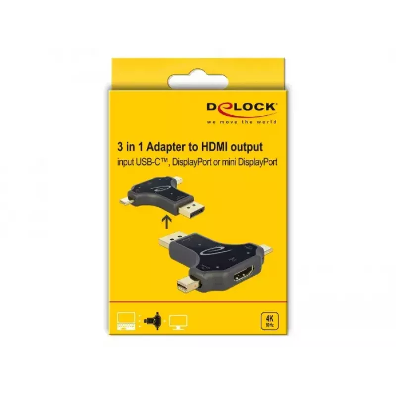 Adapter złącza HDMI-A DeLOCK 64060