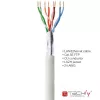 Kabel sieciowy Techly ITP-C5F-305-RIS szary 305 m Kat. 5e F/UTP (FTP)