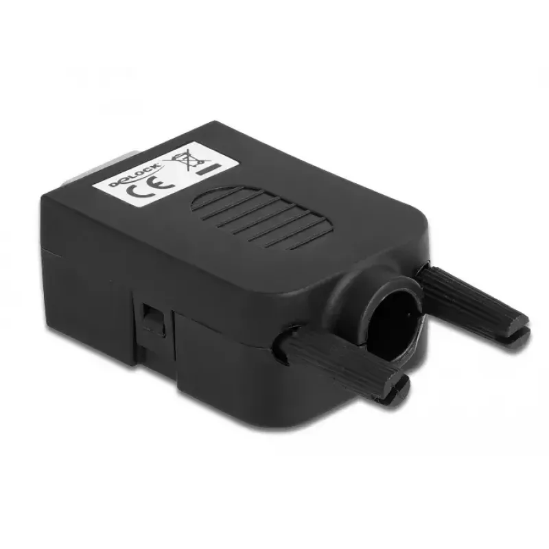 Złącze przewodowe DeLOCK 66258 VGA 15-pin 10-pin listwa zaciskowa czarny