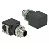 Adapter złączy DeLOCK 66315 M12 RJ45 Czarny
