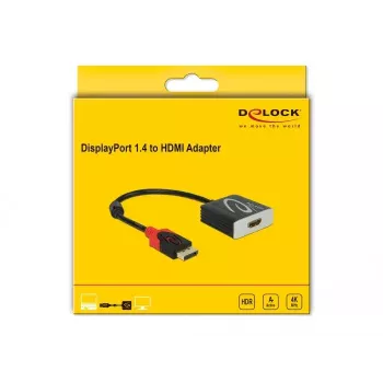 Aktywny adapter DisplayPort 1.4 na HDMI DeLOCK 65207