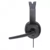 Manhattan Mono Over-Ear Headset (USB), Microphone Boom (padded), Retail Box Packaging, Adjustable Headband, In-Line Volume Control, Ear Cushion, USB-A for both sound and mic use, kabel 1.5m, Three Year Warranty