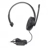 Manhattan Mono Over-Ear Headset (USB), Microphone Boom (padded), Retail Box Packaging, Adjustable Headband, In-Line Volume Control, Ear Cushion, USB-A for both sound and mic use, kabel 1.5m, Three Year Warranty