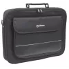 Torba na laptopa Manhattan Empire 17,3 cala, konstrukcja clamshell, kieszeń na akcesoria, pasek na ramię (odpinany), futerał na notebook, czarny, trzyletnia gwarancja