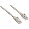 Intellinet kabel krosowy sieciowy, Cat6, 20m, szary, CCA, U/UTP, PVC, RJ45, pozłacane styki, bezzaczepowa osłona, zabezpieczenie wtyku, dożywotnia gwarancja