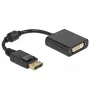 Adapter DisplayPort 1.1 męski na DVI-D żeński pasywny czarny DeLOCK 61008